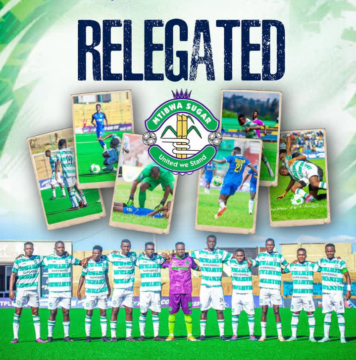 Relegated- Mtibwa Sugar